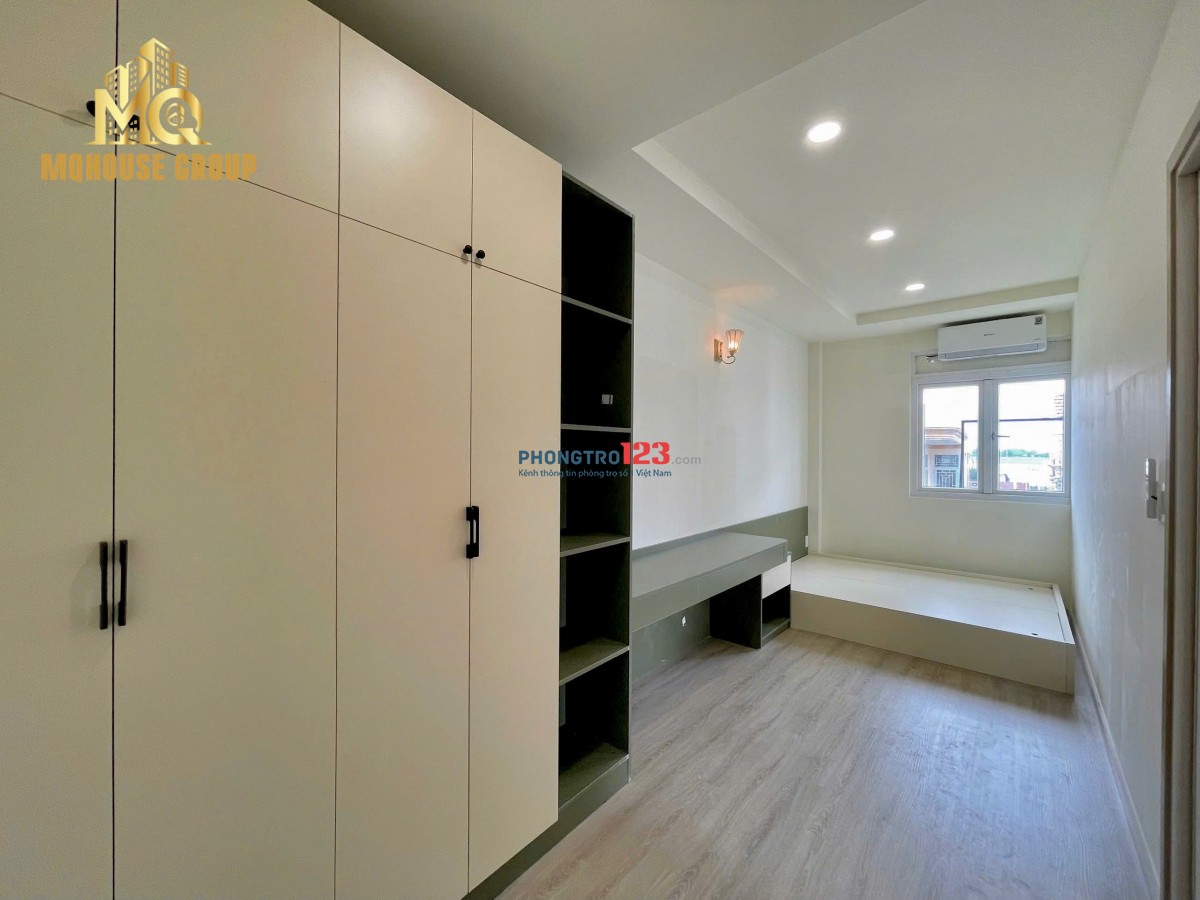 CHO THUÊ CĂN HỘ 1PN 1PK BAN CÔNG TONE GỖ CỰC ĐẸP NGAY SÂN BAY - CV GIA ĐỊNH
