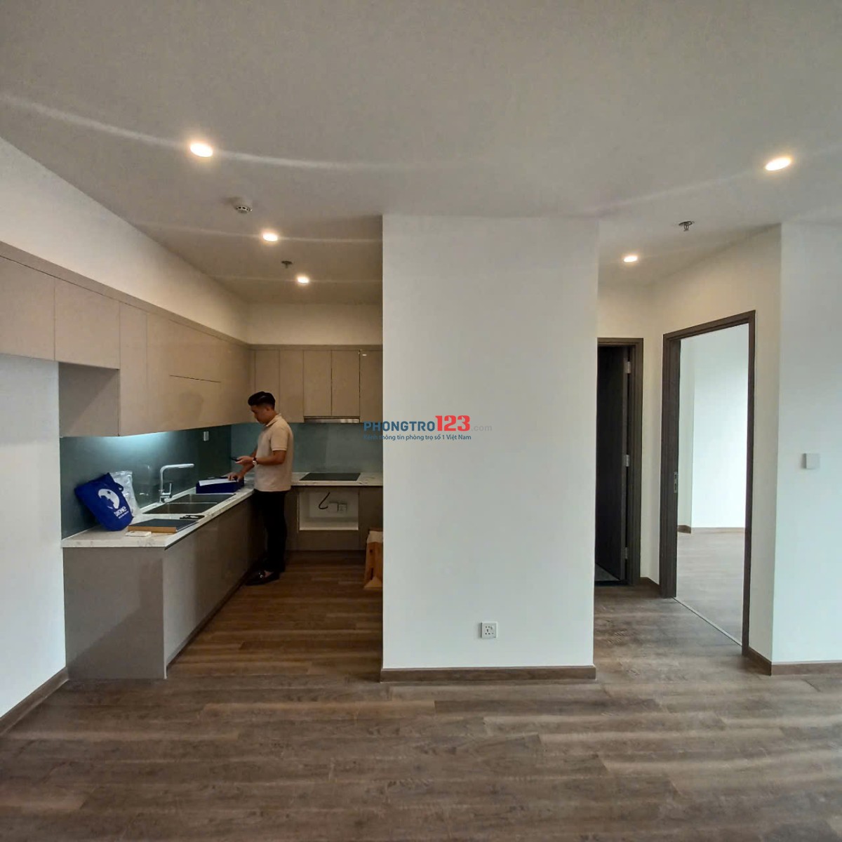 Cho thuê căn hộ mới 100% 2PN 2WC tại BE1 Vinhomes Ocean Park, 73m²