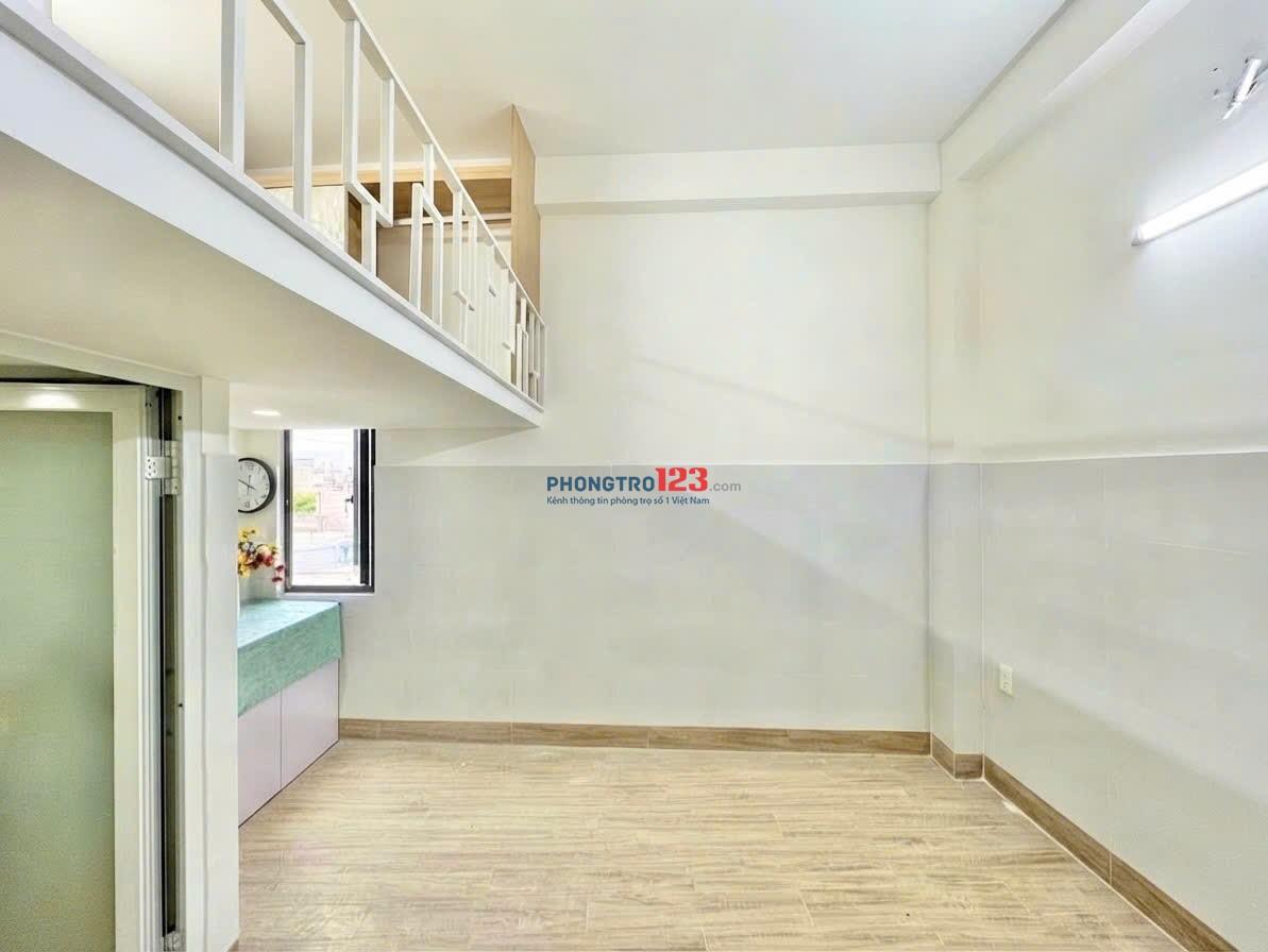 DUPLEX GÁC CAO, MÁY LẠNH 3,6TR/ THÁNG QUA ĐH CÔNG THƯƠNG AEON TÂN PHÚ 10P ĐI XE