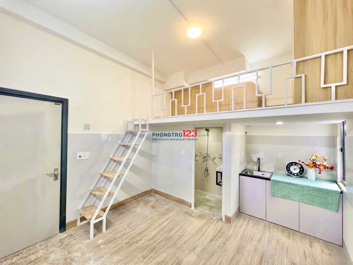 DUPLEX GÁC CAO, MÁY LẠNH 3,6TR/ THÁNG QUA ĐH CÔNG THƯƠNG AEON TÂN PHÚ 10P ĐI XE