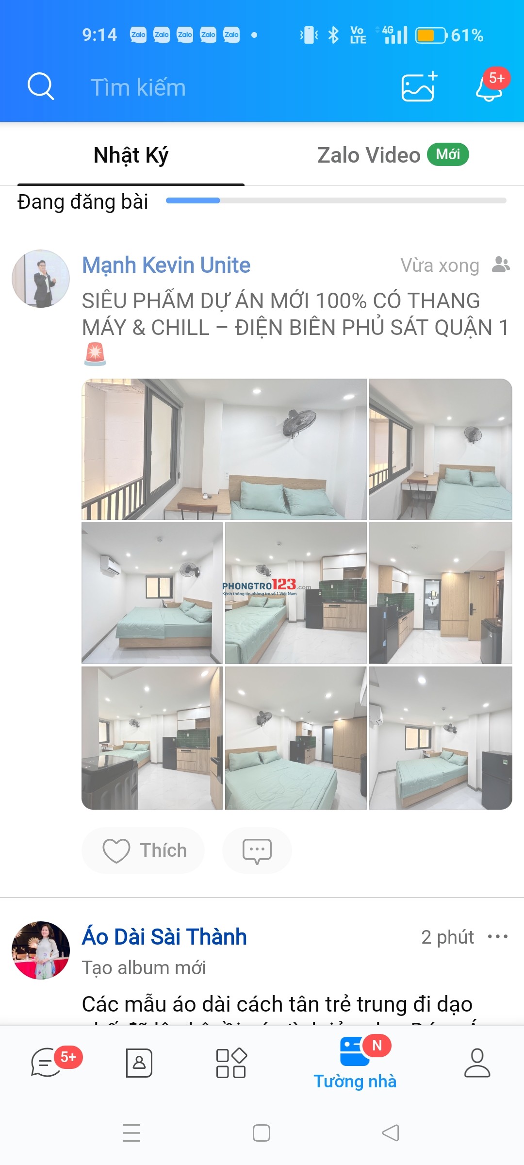 PHÒNG 35M² PHONG CÁCH HIỆN ĐẠI CÓ THANG MÁY – LÊ VĂN SỸ CHỈ 6TR