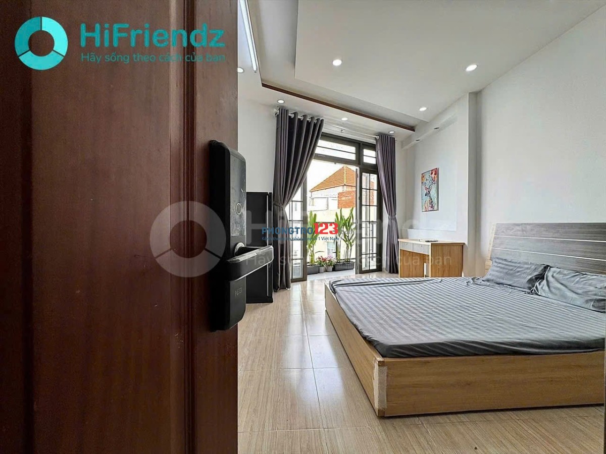 PHÒNG FULL NỘI THẤT BAN CÔNG SIÊU RỘNG TÁCH BẾP NGUYỄN VĂN ĐẬU BÌNH THẠNH TIỆN NGHI DI CHUYỂN