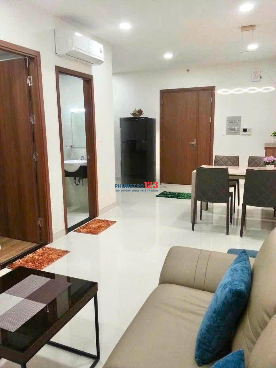 Cho thuê Cộng Hòa Garden-75m2, 2PN, 2WC, 14,5 tr/th đầy đủ nội thất.