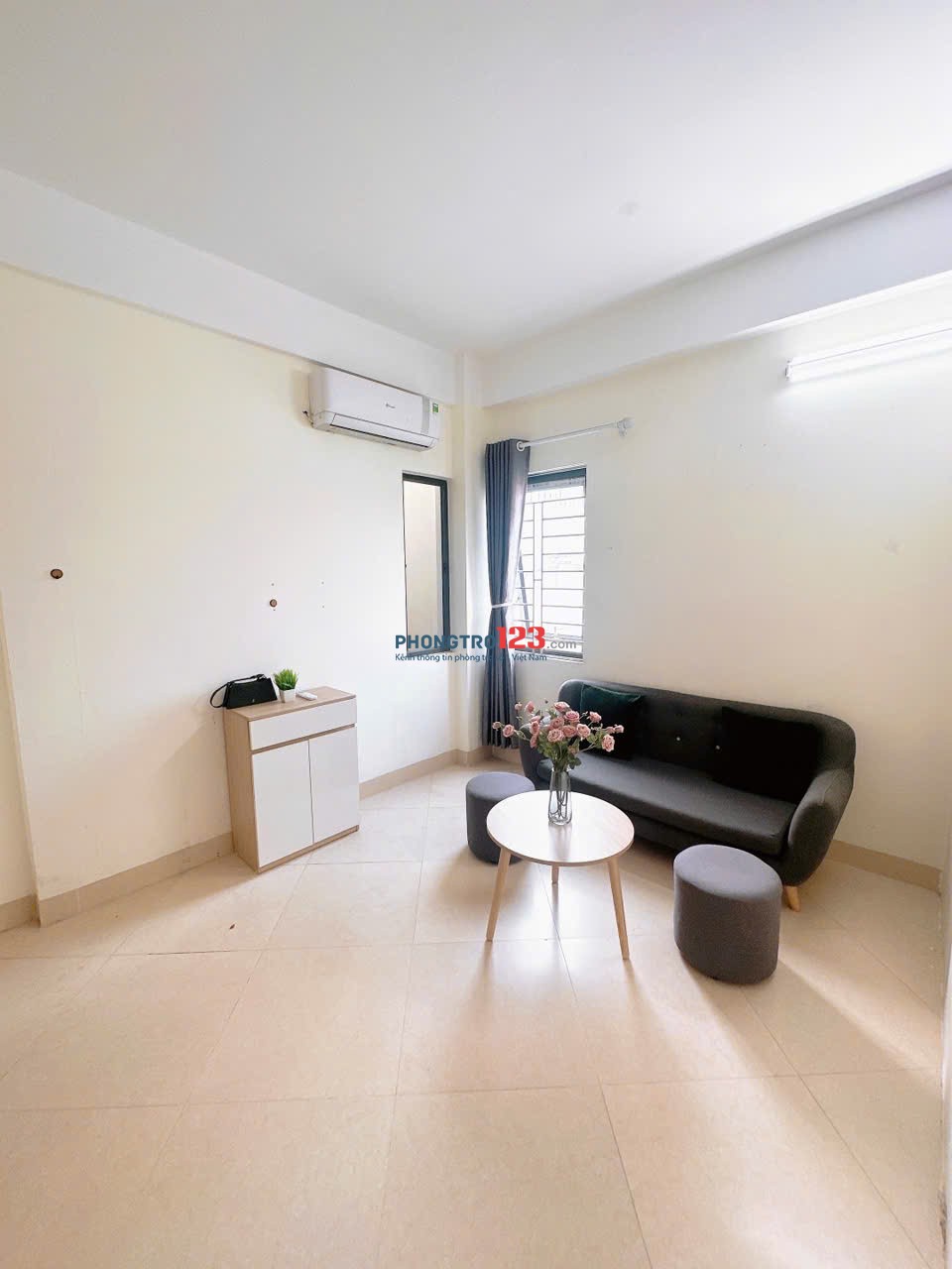 Cho thuê căn 1N1K Full đồ, khép kín có ban công ngõ 20 Nguyễn Chánh, gần Big C, Vincom Trần Duy Hưng