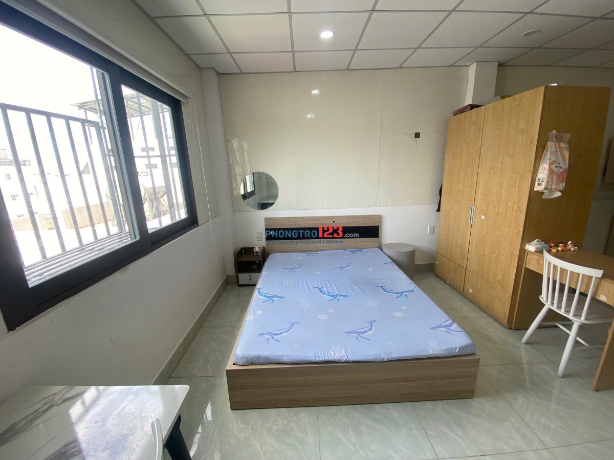 Cho thuê phòng 45m², tách bếp, cửa sổ thoáng – Xô Viết Nghệ Tĩnh, Bình Thạnh gần UTH, FTU2, UEF