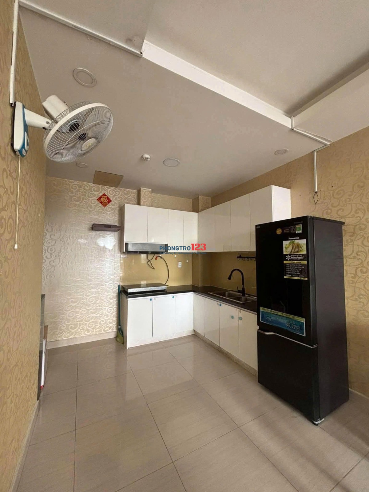 c/C Phúc Yên-Phan Huy Ích 2 PN, Full nội thất, 9 tr/th có ban công.