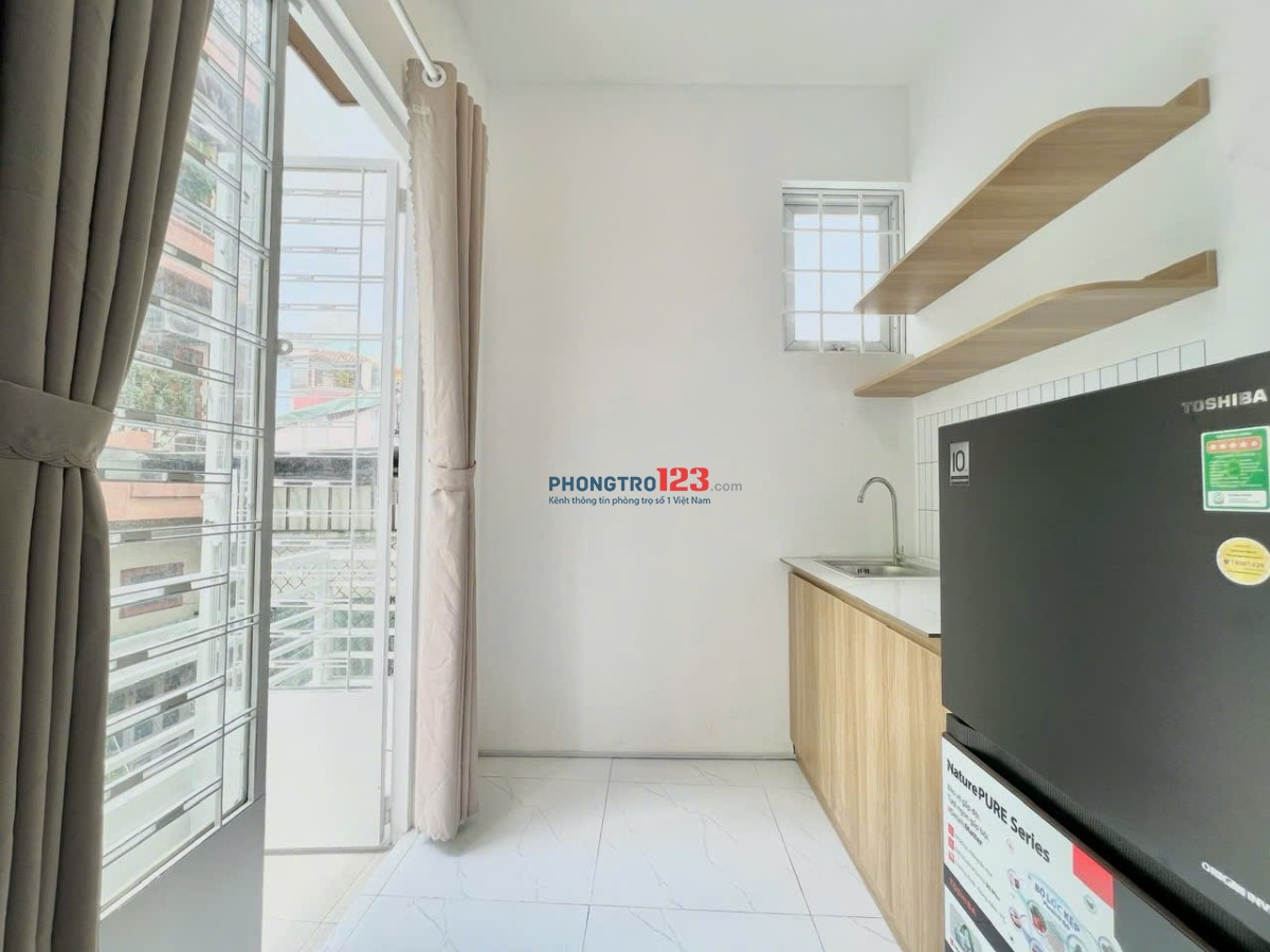 KHAI TRƯƠNG PHÒNG 40m2 SIÊU RỘNG THOÁNG FULL NỘI THẤT MỚI NGAY CHỢ BÀ CHIỂU GIÁP Q1- LÊ QUANG ĐỊNH