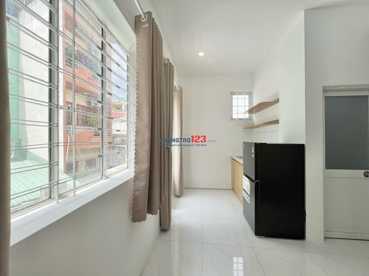 KHAI TRƯƠNG PHÒNG 40m2 SIÊU RỘNG THOÁNG FULL NỘI THẤT MỚI NGAY CHỢ BÀ CHIỂU GIÁP Q1- LÊ QUANG ĐỊNH