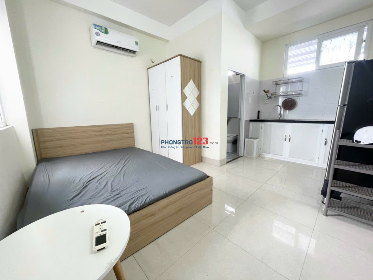 CHO THUÊ CĂN HỘ 1PN RỘNG RÃI ĐƯỜNG CHU VĂN AN BÌNH THẠNH, THUẬN TIỆN ĐI Q1 - GẦN HUTECH, FTU, VLU