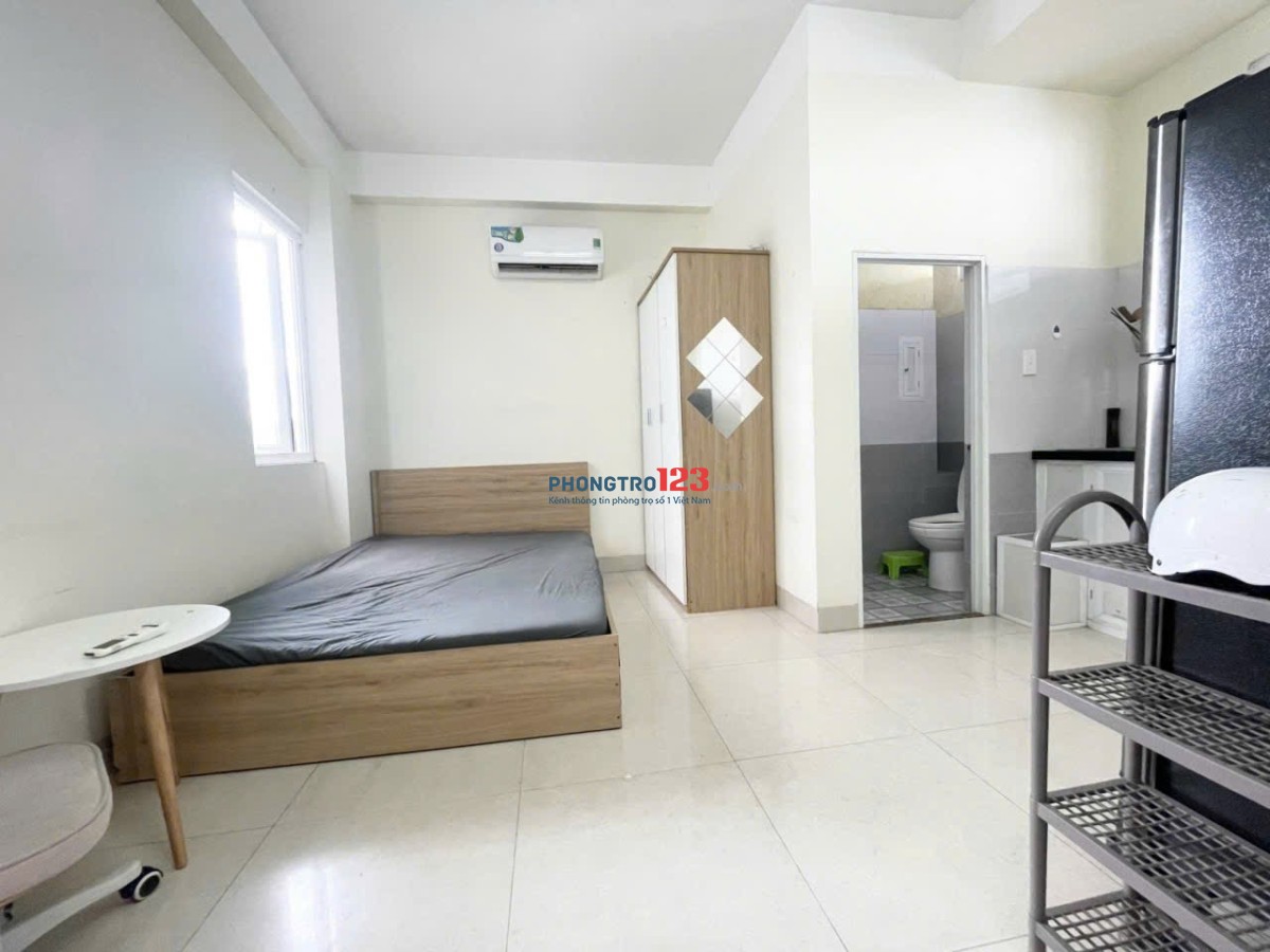 CHO THUÊ CĂN HỘ 1PN RỘNG RÃI ĐƯỜNG CHU VĂN AN BÌNH THẠNH, THUẬN TIỆN ĐI Q1 - GẦN HUTECH, FTU, VLU