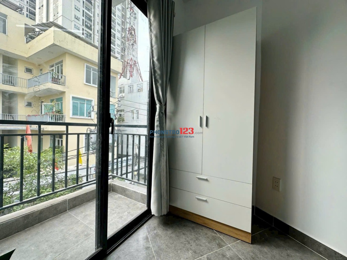 Cho thuê phòng ban công lớn, cực thoáng, Full NT – Nguyễn Xí, Bình Thạnh gần ĐH VLU, UTH, FTU2, IUH