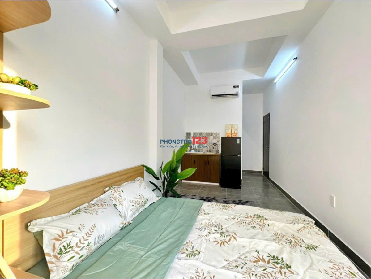 Cho thuê phòng ban công lớn, cực thoáng, Full NT – Nguyễn Xí, Bình Thạnh gần ĐH VLU, UTH, FTU2, IUH