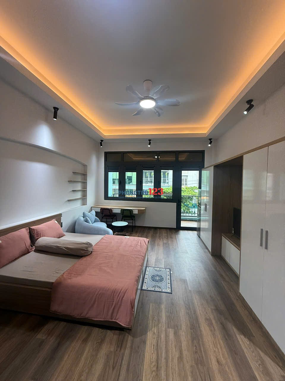  1PN LỚN SIÊU ĐẸP - BANCOL THOÁNG MÁT - FULL NỘI THẤT - GIÁP Q1,Q2 - VÕ OANH, BÌNH THẠNH