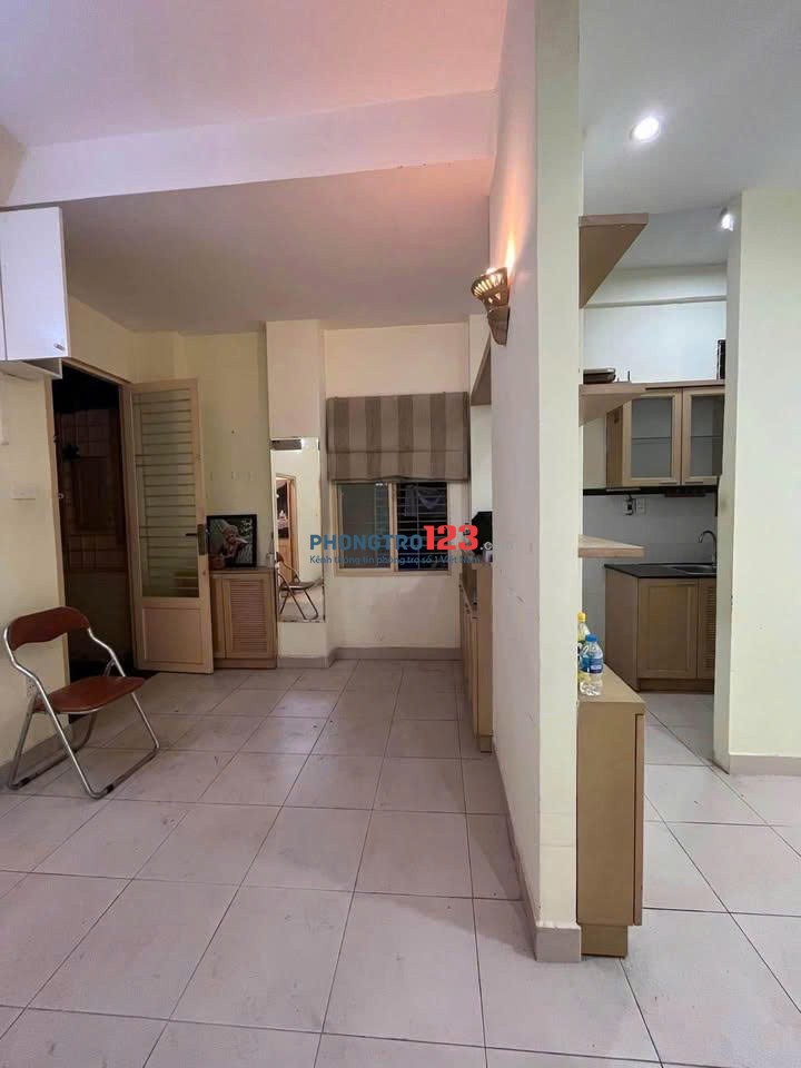 Chung Cư Võ Thị Sáu Quận 3, Ko nội thất thang bộ, 1PN Giá thuê 10 tr/th