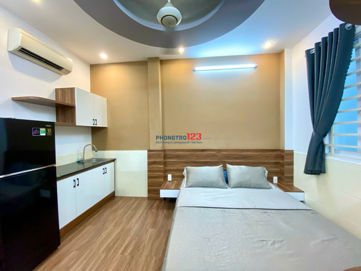 Phòng trọ cửa sổ lớn full nội thất, an ninh cao gần VLU cơ sở 3 – Nguyễn Văn Đậu, Bình Thạnh