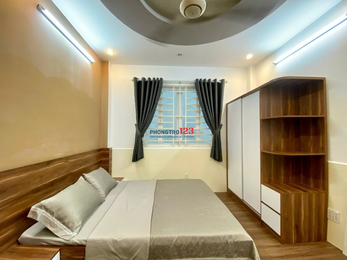 Phòng trọ cửa sổ lớn full nội thất, an ninh cao gần VLU cơ sở 3 – Nguyễn Văn Đậu, Bình Thạnh