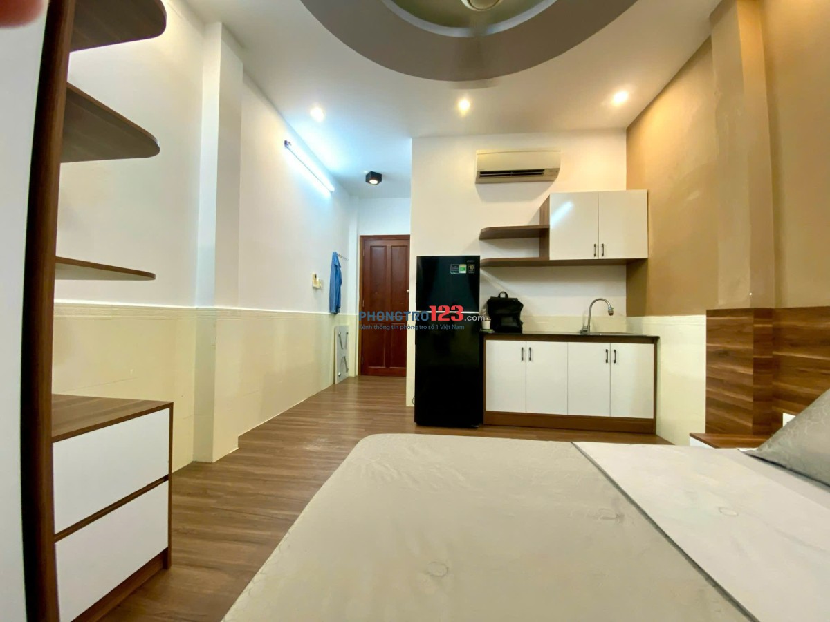 Phòng trọ cửa sổ lớn full nội thất, an ninh cao gần VLU cơ sở 3 – Nguyễn Văn Đậu, Bình Thạnh