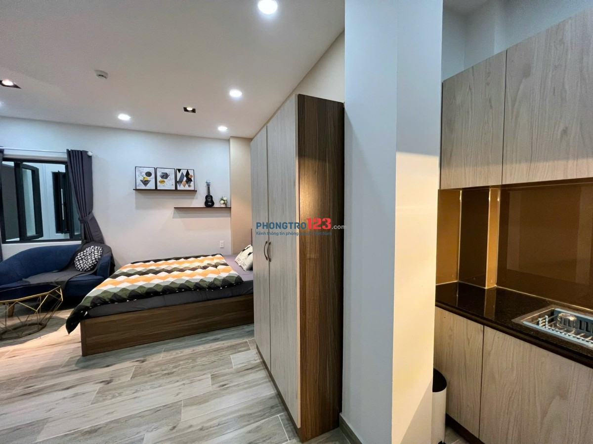 PHÒNG 35m2 PHÒNG LỚN – FULL NỘI THẤT MỚI NGAY HÀNG XANH | NGUYỄN GIA TRÍ, BÌNH THẠNH