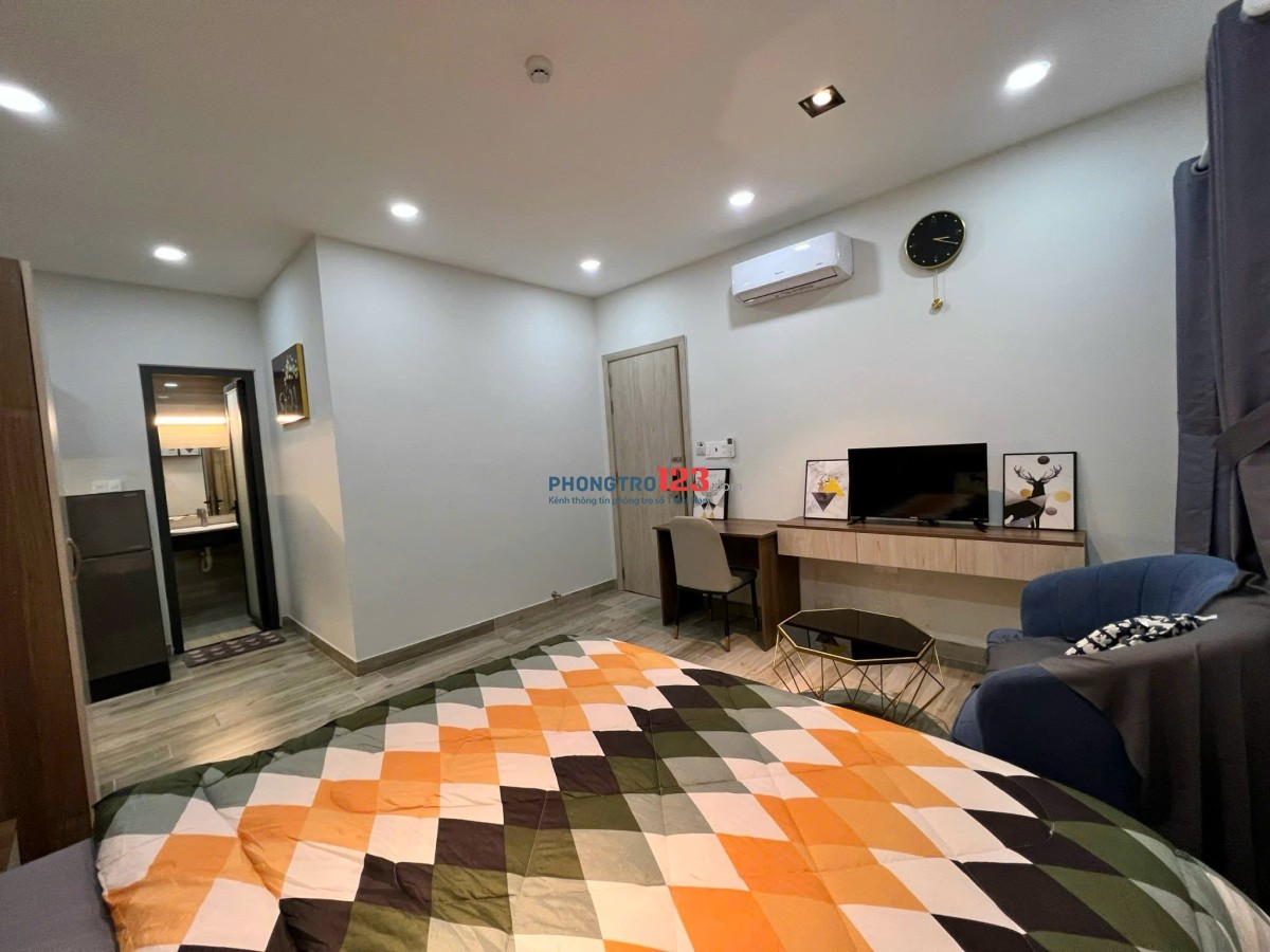 PHÒNG 35m2 PHÒNG LỚN – FULL NỘI THẤT MỚI NGAY HÀNG XANH | NGUYỄN GIA TRÍ, BÌNH THẠNH