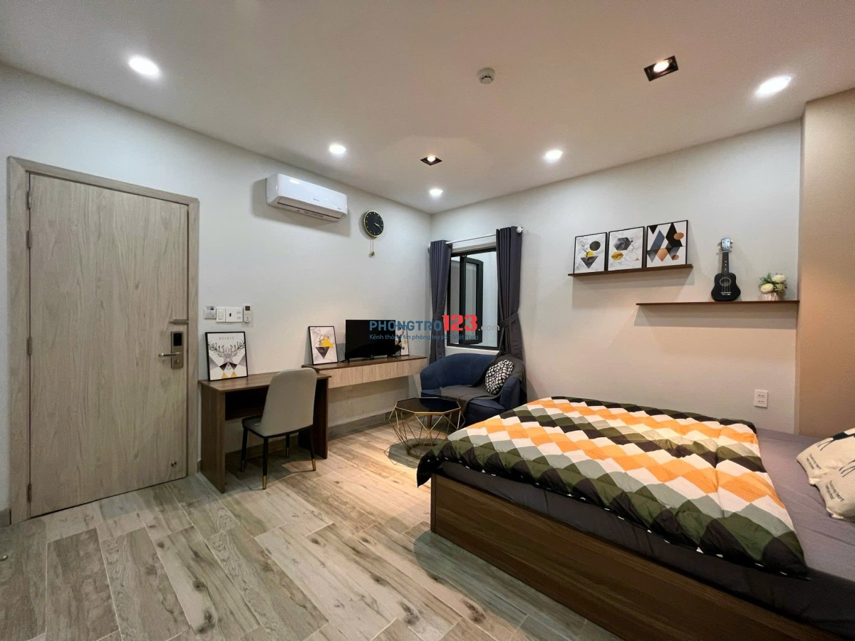 PHÒNG 35m2 PHÒNG LỚN – FULL NỘI THẤT MỚI NGAY HÀNG XANH | NGUYỄN GIA TRÍ, BÌNH THẠNH