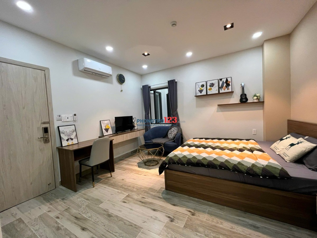 PHÒNG 35m2 PHÒNG LỚN – FULL NỘI THẤT MỚI NGAY HÀNG XANH | NGUYỄN GIA TRÍ, BÌNH THẠNH