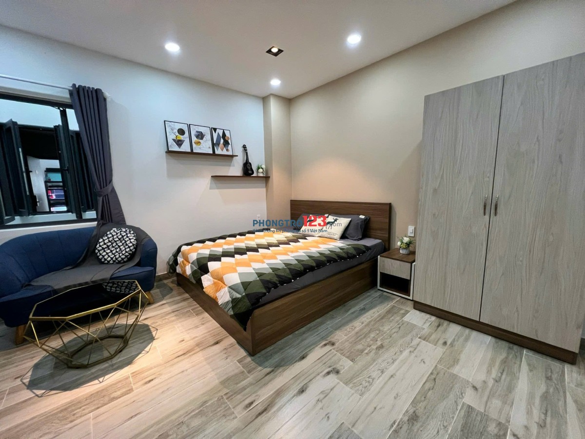 PHÒNG 35m2 PHÒNG LỚN – FULL NỘI THẤT MỚI NGAY HÀNG XANH | NGUYỄN GIA TRÍ, BÌNH THẠNH