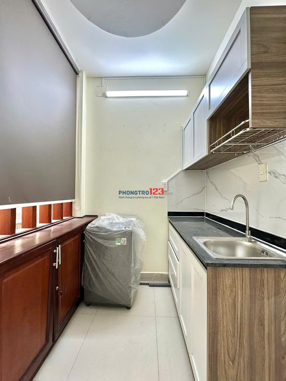 Cho thuê căn hộ 1PN tách bếp - full nội thất - có cửa sổ - Đặng Thùy Trâm - Bình Thạnh