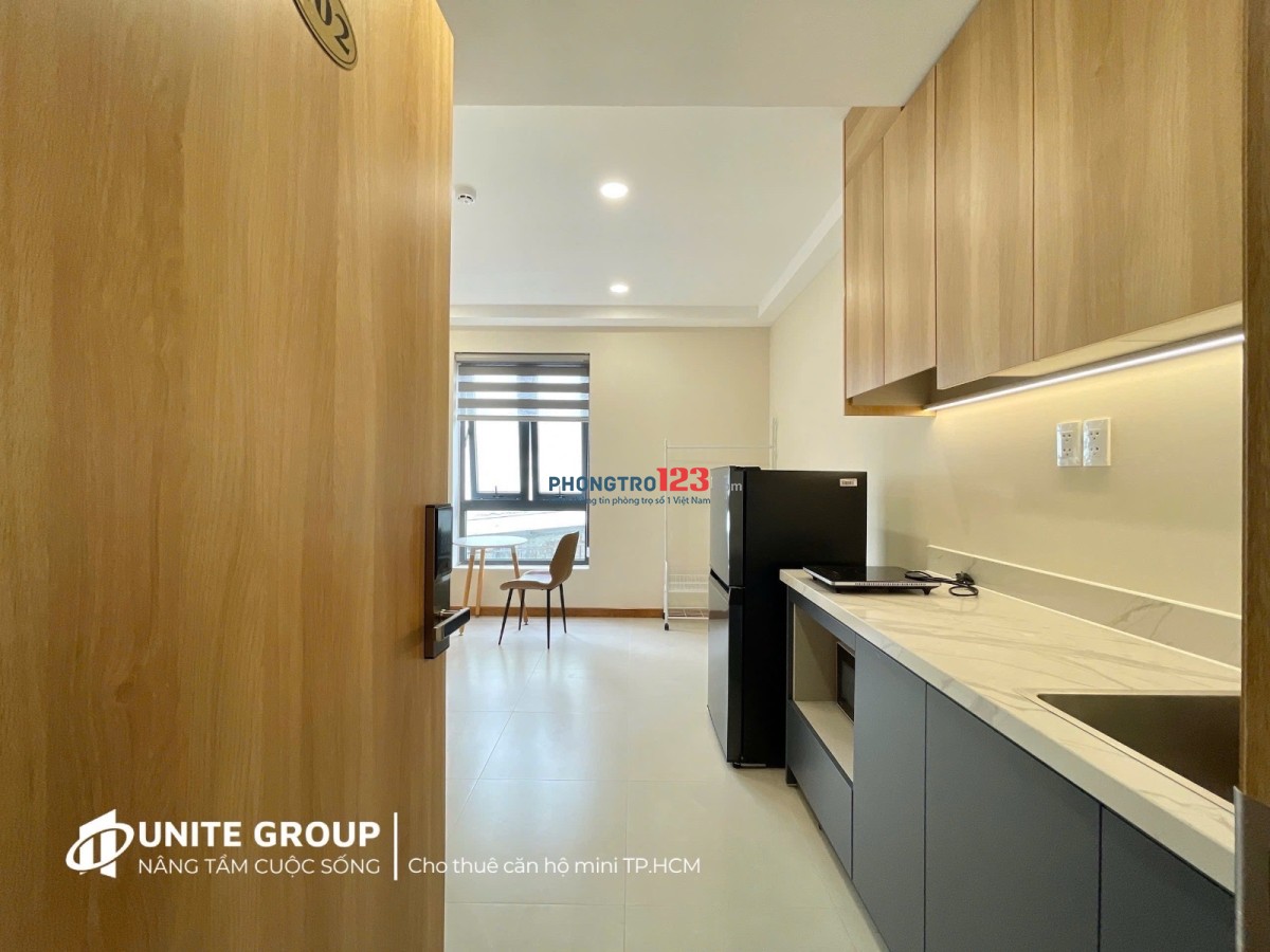 Cho thuê phòng mới, cửa sổ trời lớn, full nội thất, gần UTH, FTU2, VLU – Nơ Trang Long, Bình Thạnh