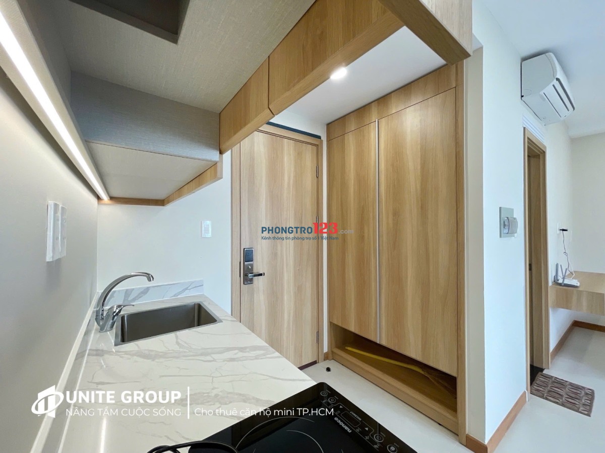 Cho thuê phòng mới, cửa sổ trời lớn, full nội thất, gần UTH, FTU2, VLU – Nơ Trang Long, Bình Thạnh