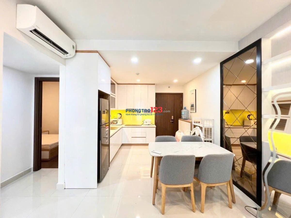 Cộng Hoà Plaza căn hộ rộng 76m2-2p ngủ-NTCC- giá 14tr/tháng