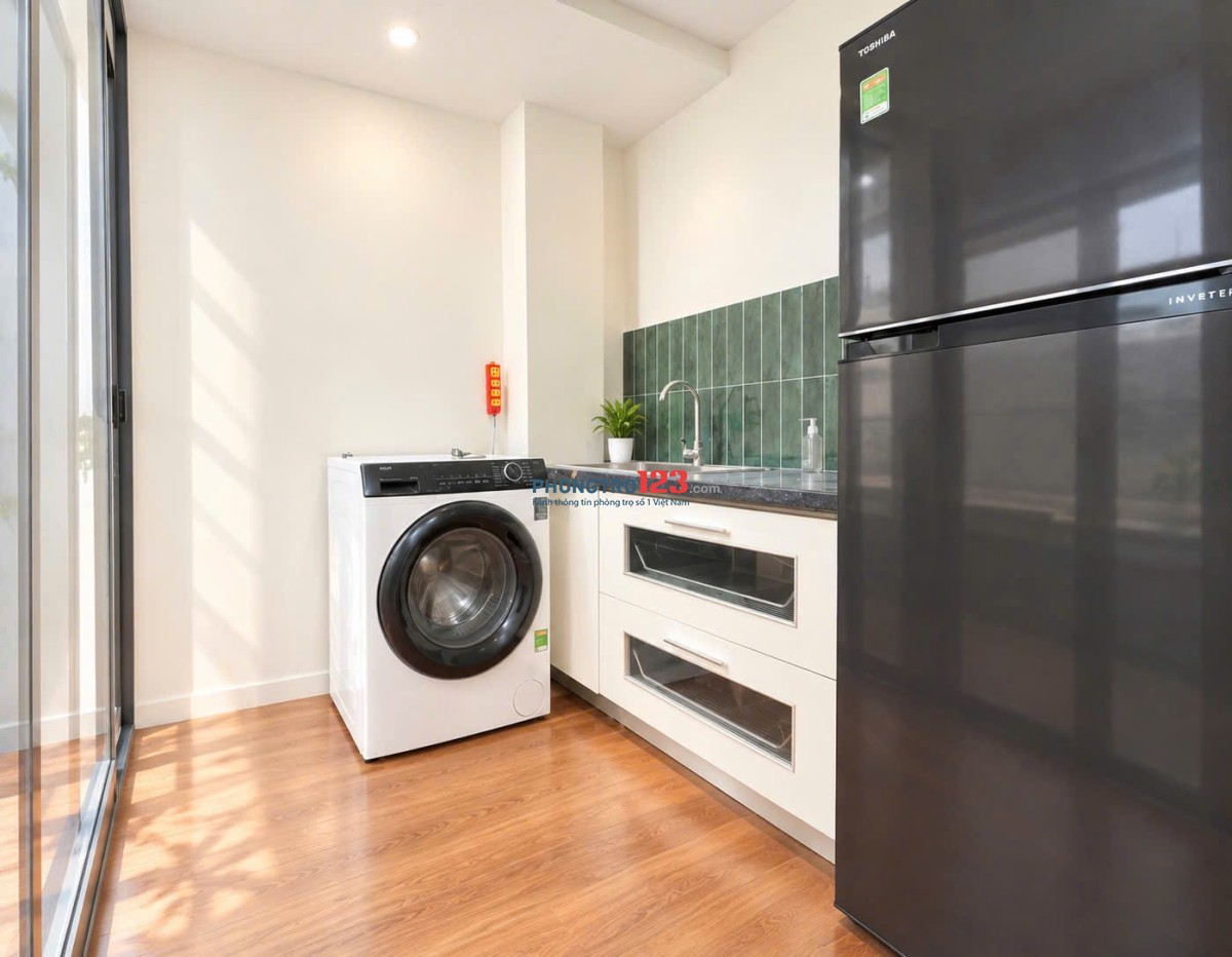 KHAI TRƯƠNG PHÒNG 40m2 TÁCH BẾP VÁCH KÍNH, FULL NỘI THẤT MỚI GIÁP QUẬN 1- CÔ BẮC, PHÚ NHUẬN