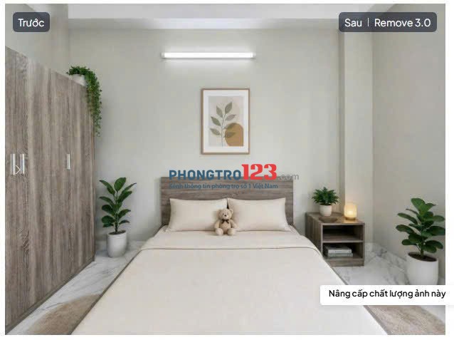 Cho thuê căn hộ mới full nội thất cửa sổ lớn - ban công - gần Hàng Xanh - Ung Văn Khiêm - Bình Thạnh