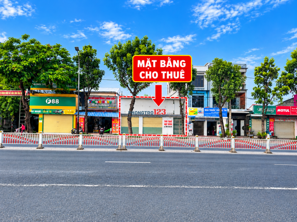 CHO THUÊ MẶT BẰNG 223M² – NGANG 10M – MẶT TIỀN QUỐC LỘ 1A – TRUNG TÂM TỨ HẠ, HUẾ