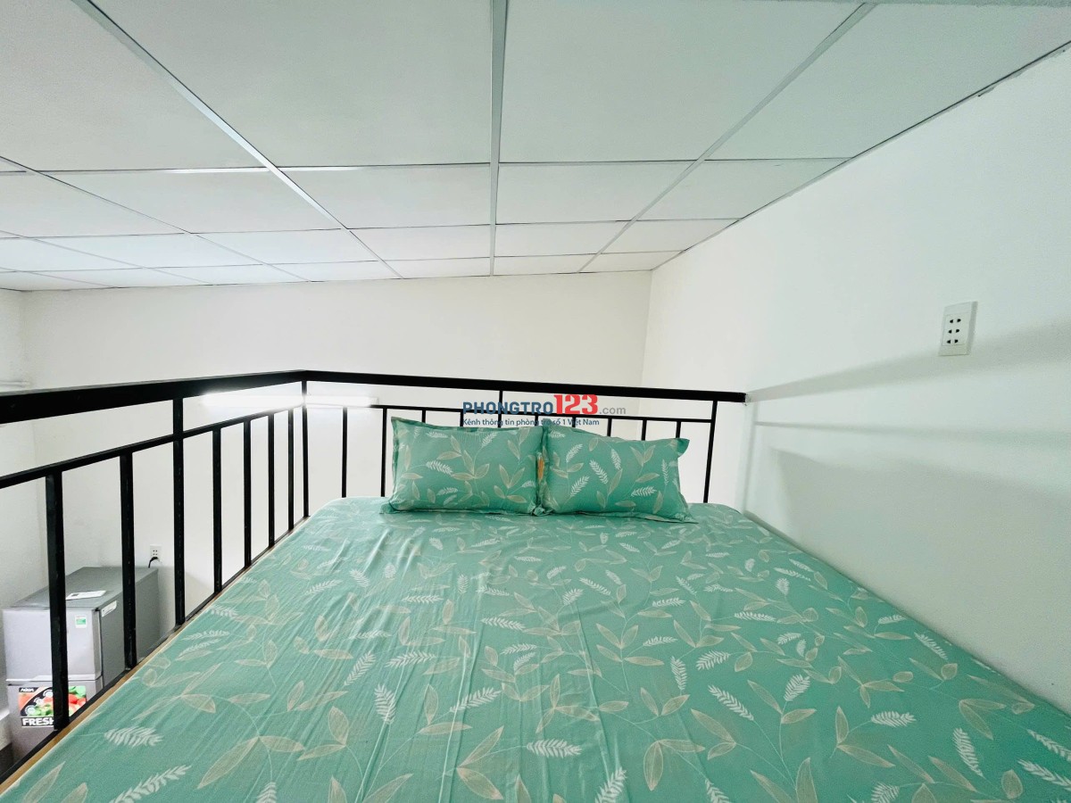 PHÒNG GÁC LỬNG FULL NỘI THẤT MỚI TẠI NƠ TRANG LONG NGAY HỌC VIỆN CÁN BỘ