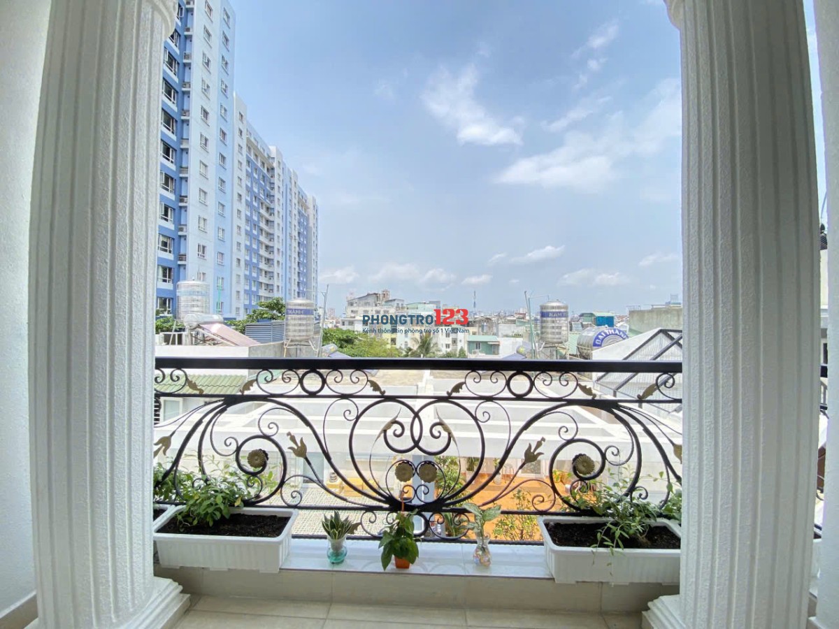 Cho thuê phòng gác, rộng thoáng, ở 3–4 người, thang máy – Chu Văn An, Bình Thạnh gần FTU2, UTH, VLU