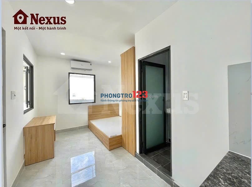 Cho thuê studio full nội thất Studio Ban công 165 Nguyễn Thái Sơn (Gò Vấp)