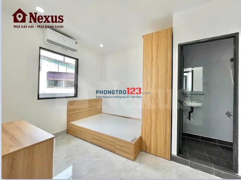 Cho thuê studio full nội thất Studio Ban công 165 Nguyễn Thái Sơn (Gò Vấp)