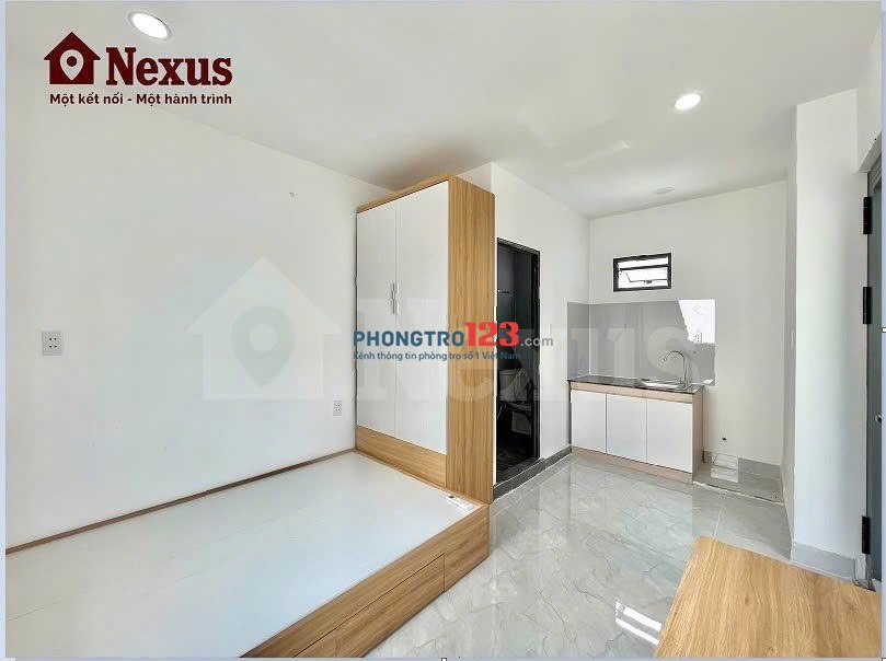 Cho thuê studio full nội thất Studio Ban công 165 Nguyễn Thái Sơn (Gò Vấp)