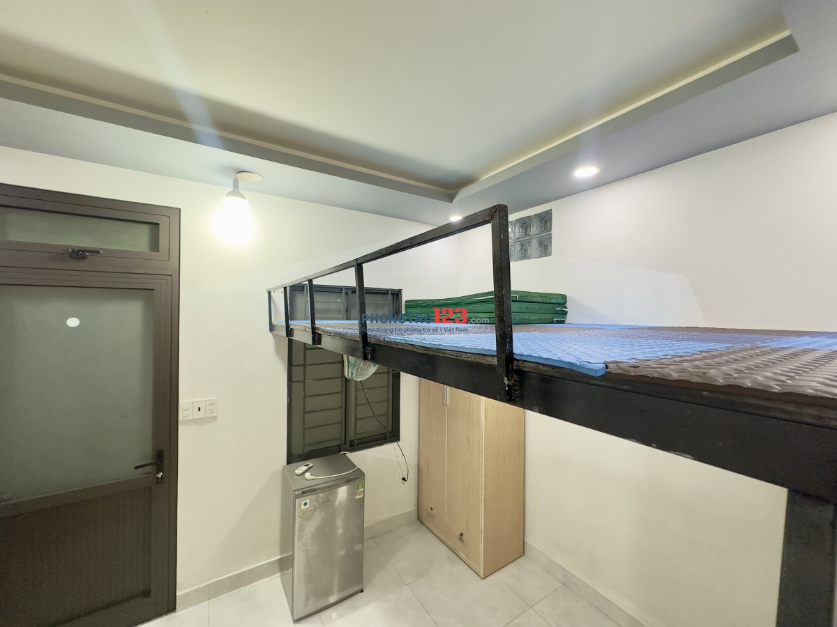 Phòng có gác đầy đủ nội thất giá rẻ tại 116/46 Dương Quảng Hàm p5 Gò Vấp gần ĐH Văn Lang
