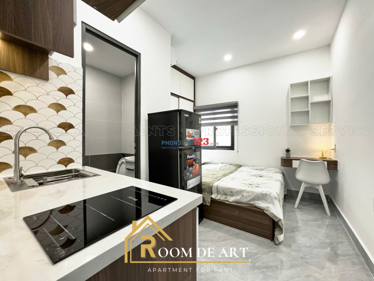 Cho thuê phòng cửa sổ trời full nội thất gần đh kinh tế - đh hoa sen - đh sài gòn - đh sư phạm