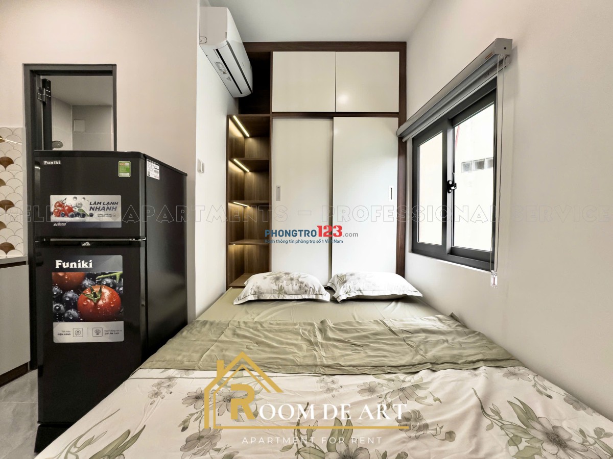 Cho thuê phòng cửa sổ trời full nội thất gần đh kinh tế - đh hoa sen - đh sài gòn - đh sư phạm