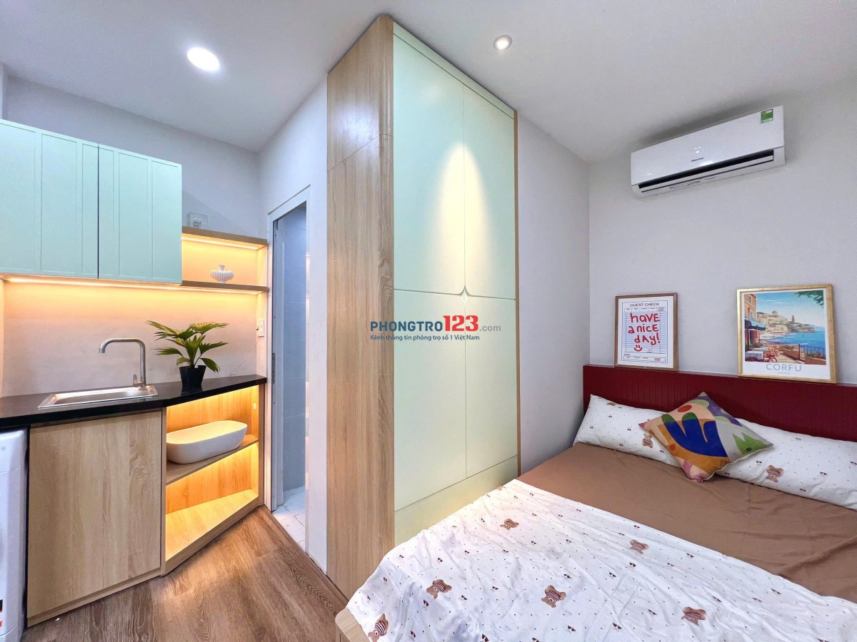 CHO THUÊ PHÒNG FULL NỘI THẤT CỬA SỔ THOÁNG CÓ MÁY GIẶT RIÊNG PHÚ NHUẬN, TIỆN ĐI Q1, Q3