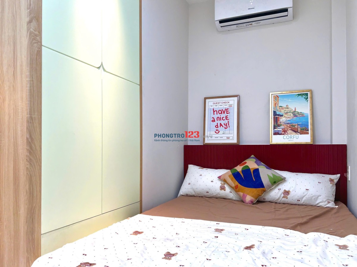 CHO THUÊ PHÒNG FULL NỘI THẤT CỬA SỔ THOÁNG CÓ MÁY GIẶT RIÊNG PHÚ NHUẬN, TIỆN ĐI Q1, Q3