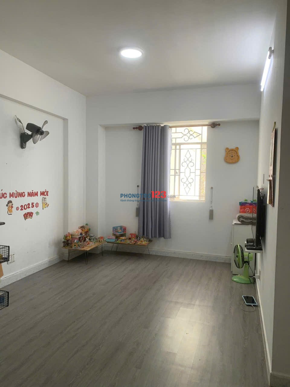 Chung cư Trường Sa, Q3: 1p ngủ, 50m2, máy lạnh, 6triệu