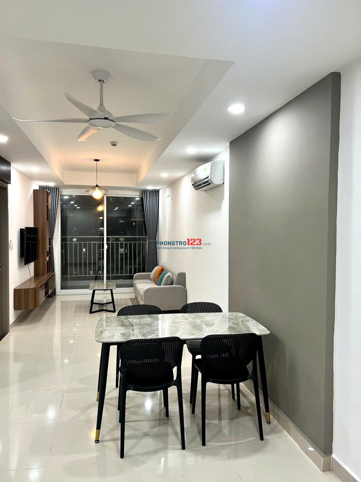 Resgreen Tower-Tân Phú căn hộ cao cấp 3p ngủ, nội thất, giá 14tr5/tháng.