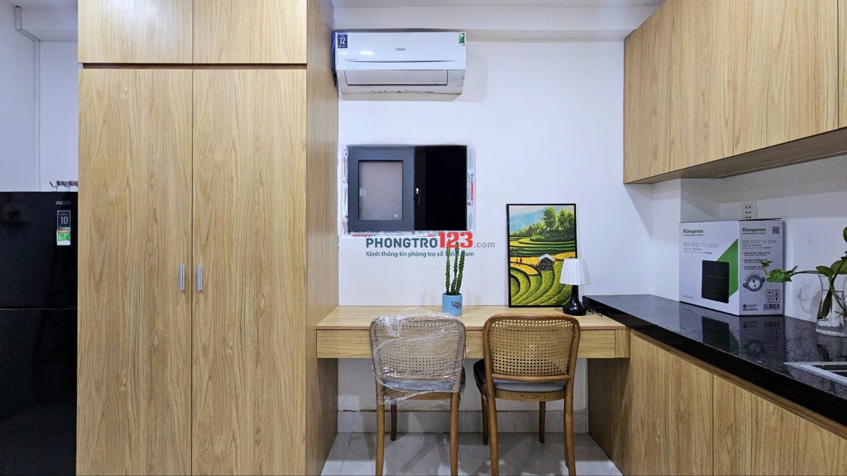 Phòng trọ full nội thất cửa sổ trời gần Chợ Nguyễn Văn Trỗi – Lê Văn Sỹ, Quận 3