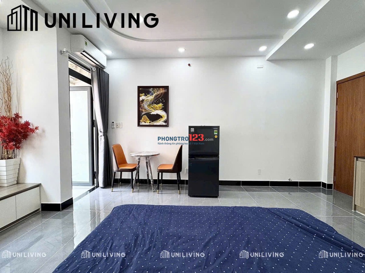 CHO THUÊ PHÒNG FULL NỘI THẤT BAN CÔNG THOÁNG ĐƯỜNG THÍCH QUẢNG ĐỨC PHÚ NHUẬN, SÁT Q1, Q3