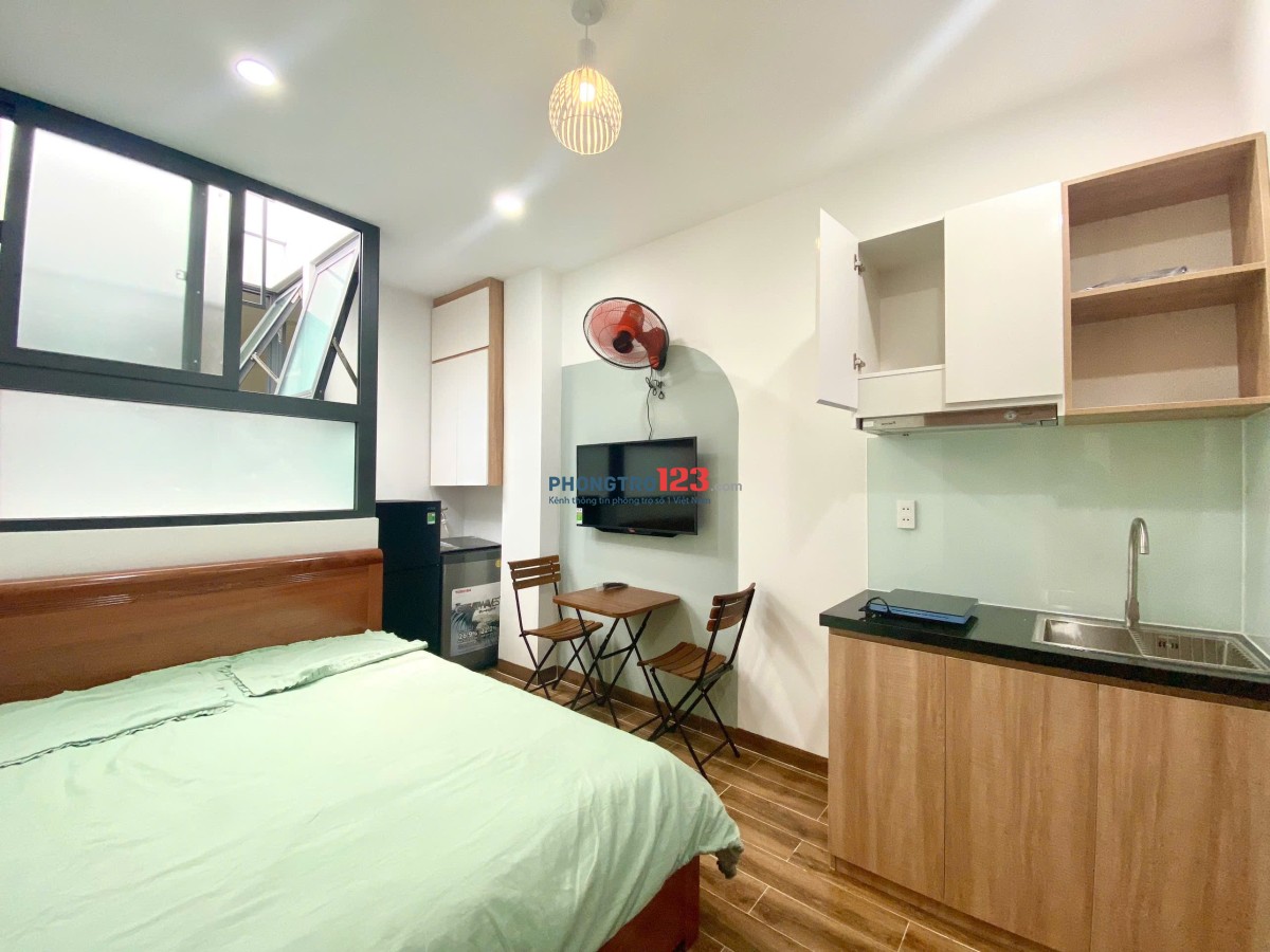CHO THUÊ STUDIO CỬA SỔ TRỜI FULL NỘI THẤT