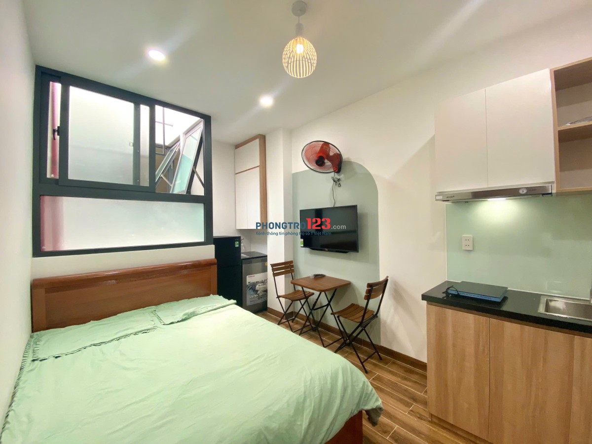 CHO THUÊ STUDIO CỬA SỔ TRỜI FULL NỘI THẤT
