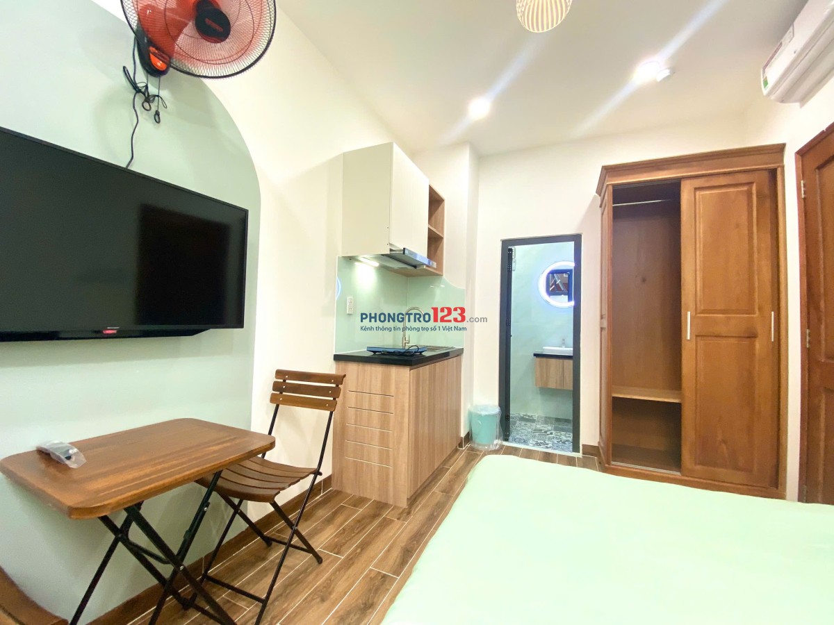CHO THUÊ STUDIO CỬA SỔ TRỜI FULL NỘI THẤT